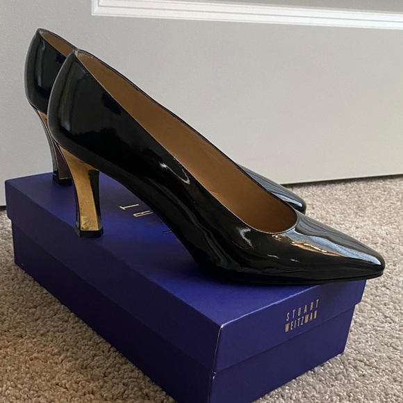 Stuart Weitzman Patent Leather Heels - Picture 1 of 7